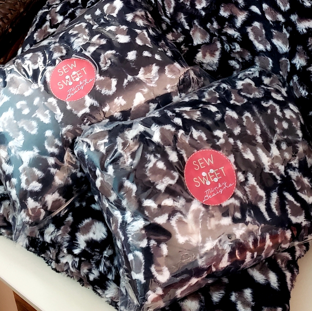 Two King size minky pillowcases